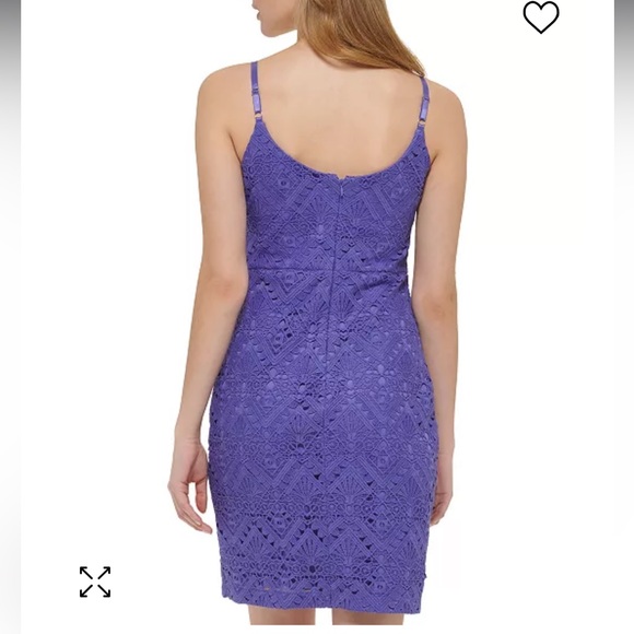 Guess Geo Lace Dress in violet - Picture 2 of 9